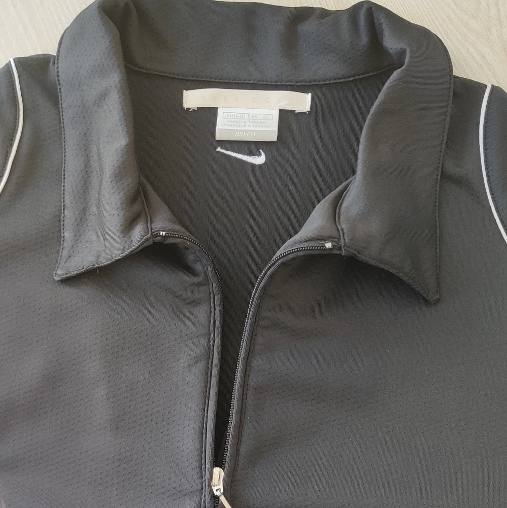 Nike Golf Men's DRI-FIT Black Polo Shirt Size XL(16/18)